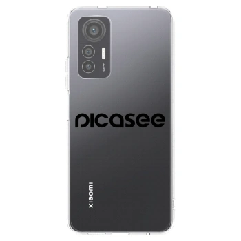 Picasee husă transparentă din silicon pentru Xiaomi 12 Lite - Picasee - new logo - black