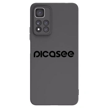 Picasee husă neagră din silicon pentru Xiaomi Redmi Note 11 Pro+ 5G - Picasee - new logo - black