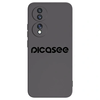 Picasee husă neagră din silicon pentru Honor 70 - Picasee - new logo - black