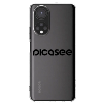 Picasee husă transparentă din silicon pentru Honor X7 - Picasee - new logo - black