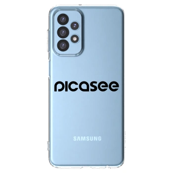 Picasee husă transparentă din silicon pentru Samsung Galaxy A23 A235F 4G - Picasee - new logo - black