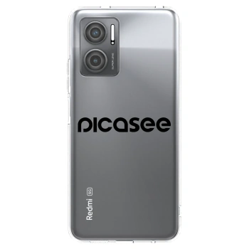 Picasee husă transparentă din silicon pentru Xiaomi Redmi 10 5G - Picasee - new logo - black