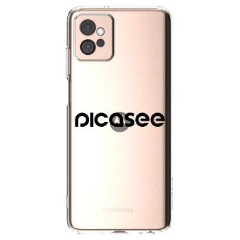 Picasee husă transparentă din silicon pentru Motorola Moto G32 - Picasee - new logo - black
