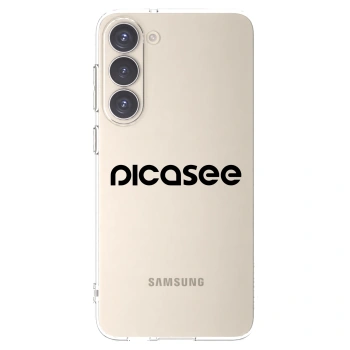 Picasee husă transparentă din silicon pentru Samsung Galaxy S23+ 5G - Picasee - new logo - black