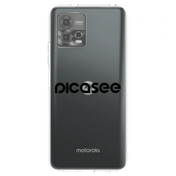 Picasee husă transparentă din silicon pentru Motorola Moto G72 - Picasee - new logo - black