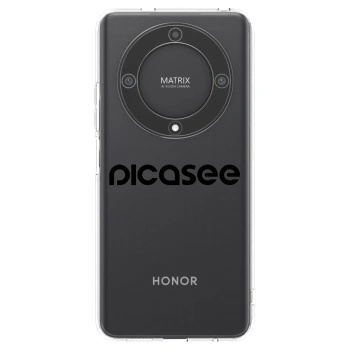 Picasee husă transparentă din silicon pentru Honor Magic5 Lite 5G - Picasee - new logo - black