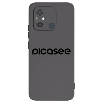 Picasee husă neagră din silicon pentru Xiaomi Redmi 12C - Picasee - new logo - black