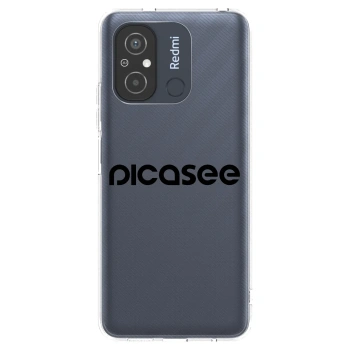Picasee husă transparentă din silicon pentru Xiaomi Redmi 12C - Picasee - new logo - black