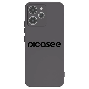 Picasee husă neagră din silicon pentru Xiaomi Redmi 12 4G - Picasee - new logo - black