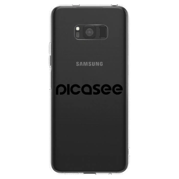 Picasee husă transparentă din silicon pentru Samsung Galaxy S8 G950F - Picasee - new logo - black