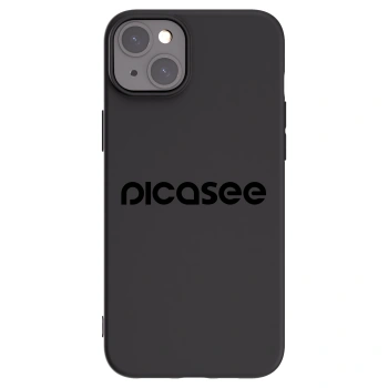 Picasee husă neagră din silicon pentru Apple iPhone 15 Plus - Picasee - new logo - black