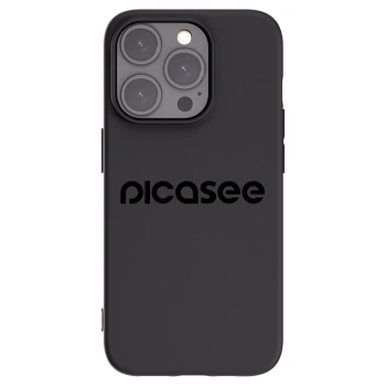 Picasee husă neagră din silicon pentru Apple iPhone 15 Pro - Picasee - new logo - black