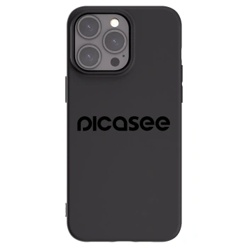 Picasee husă neagră din silicon pentru Apple iPhone 15 Pro Max - Picasee - new logo - black