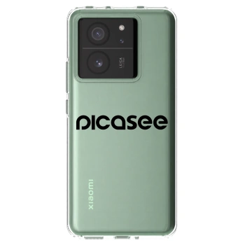 Picasee husă transparentă din silicon pentru Xiaomi 13T Pro - Picasee - new logo - black