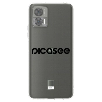 Picasee husă transparentă din silicon pentru Motorola Edge 30 Neo - Picasee - new logo - black