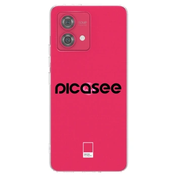 Picasee husă transparentă din silicon pentru Motorola Moto G84 5G - Picasee - new logo - black