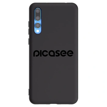 Picasee husă neagră din silicon pentru Huawei P20 Pro - Picasee - new logo - black