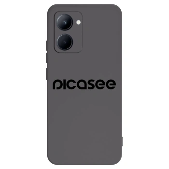 Picasee husă neagră din silicon pentru Realme C33 (2023) - Picasee - new logo - black