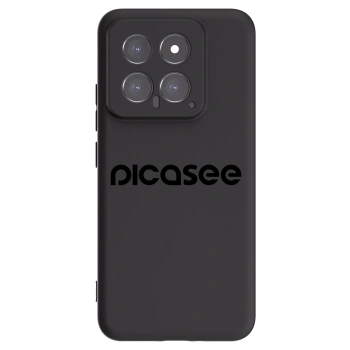 Picasee husă neagră din silicon pentru Xiaomi 14 - Picasee - new logo - black
