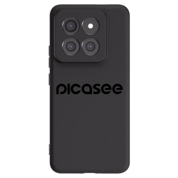 Picasee husă neagră din silicon pentru Xiaomi 14 Pro - Picasee - new logo - black