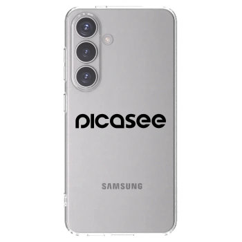 Picasee husă transparentă din silicon pentru Samsung Galaxy S24 S921B 5G - Picasee - new logo - black