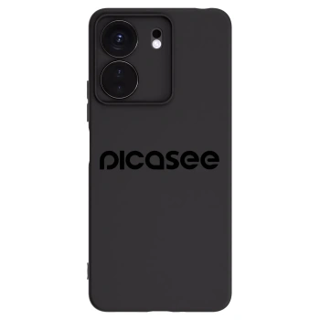Picasee husă neagră din silicon pentru Xiaomi Redmi 13C 4G - Picasee - new logo - black