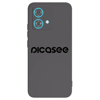 Picasee husă neagră din silicon pentru Motorola Edge 40 Neo - Picasee - new logo - black