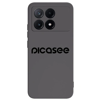 Picasee husă neagră din silicon pentru Xiaomi Poco X6 Pro - Picasee - new logo - black