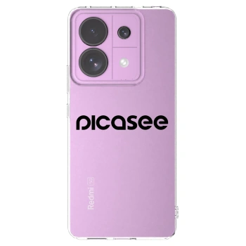 Picasee husă transparentă din silicon pentru Xiaomi Redmi Note 13 Pro 5G - Picasee - new logo - black