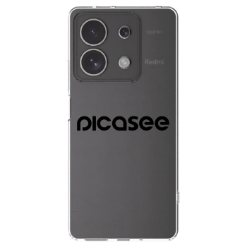 Picasee husă transparentă din silicon pentru Xiaomi Redmi Note 13 4G - Picasee - new logo - black