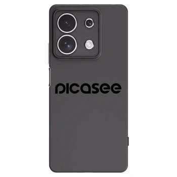Picasee husă neagră din silicon pentru Xiaomi Redmi Note 13 4G - Picasee - new logo - black