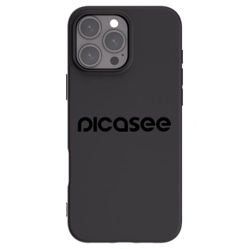 Picasee husă neagră din silicon pentru Apple iPhone 16 Pro Max - Picasee - new logo - black