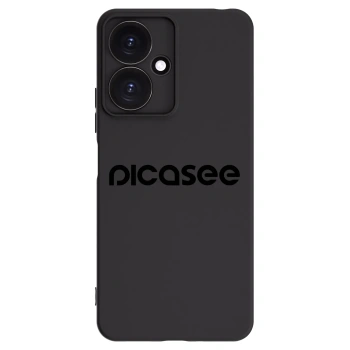 Picasee husă neagră din silicon pentru Xiaomi Redmi 13C 5G - Picasee - new logo - black