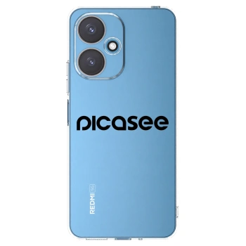 Picasee husă transparentă din silicon pentru Xiaomi Redmi 13C 5G - Picasee - new logo - black
