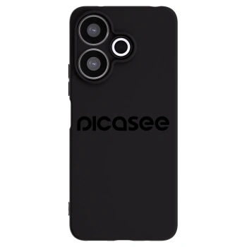 Picasee husă neagră din silicon pentru Xiaomi Redmi 13 4G - Picasee - new logo - black