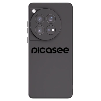 Picasee husă neagră din silicon pentru OnePlus 12 5G - Picasee - new logo - black