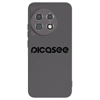 Picasee husă neagră din silicon pentru OnePlus 11 5G - Picasee - new logo - black