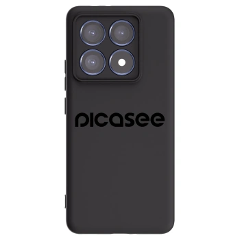 Picasee husă neagră din silicon pentru Xiaomi 14T Pro - Picasee - new logo - black