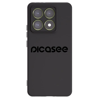 Picasee husă neagră din silicon pentru Xiaomi 14T - Picasee - new logo - black