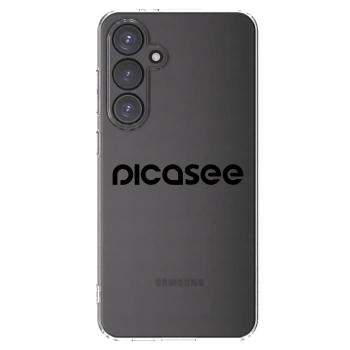 Picasee husă transparentă din silicon pentru Samsung Galaxy S24 FE S721B - Picasee - new logo - black