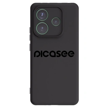 Picasee husă neagră din silicon pentru Xiaomi Redmi Note 14 5G - Picasee - new logo - black