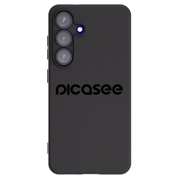Picasee husă neagră din silicon pentru Samsung Galaxy S25 5G - Picasee - new logo - black
