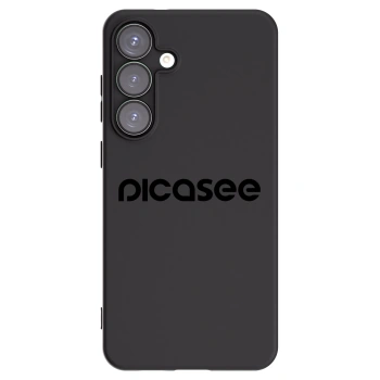 Picasee husă neagră din silicon pentru Samsung Galaxy S25+ 5G - Picasee - new logo - black