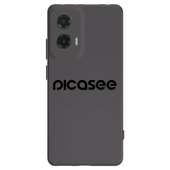 Picasee husă neagră din silicon pentru Motorola Moto G35 5G - Picasee - new logo - black