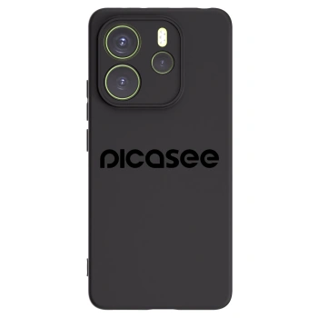 Picasee husă neagră din silicon pentru Xiaomi Redmi Note 14 4G - Picasee - new logo - black
