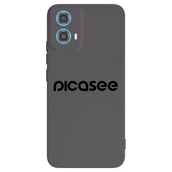 Picasee husă neagră din silicon pentru Motorola Moto G34 5G - Picasee - new logo - black