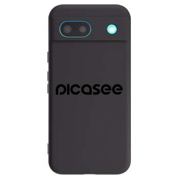 Picasee husă neagră din silicon pentru Google Pixel 8a - Picasee - new logo - black