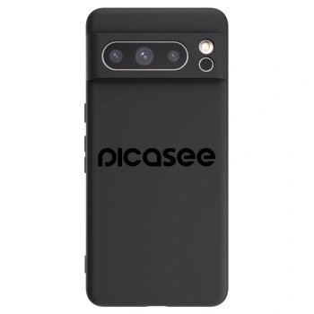 Picasee husă neagră din silicon pentru Google Pixel 8 Pro - Picasee - new logo - black