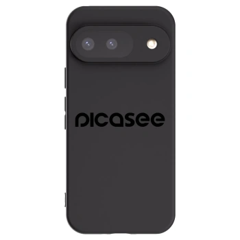 Picasee husă neagră din silicon pentru Google Pixel 9 - Picasee - new logo - black