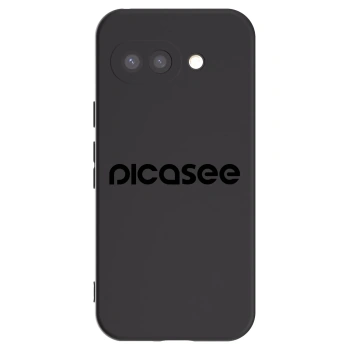 Picasee husă neagră din silicon pentru Google Pixel 9a - Picasee - new logo - black